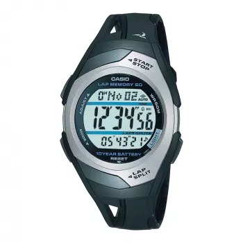 CASIO STR-300C-1VEF Relógio digital unissexo 35,2mm resina preto