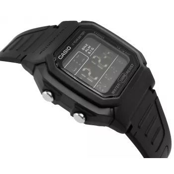 Casio W-800H-1BVES Relógio Digital de Homem - 100m à prova de água, Movimento de Quartzo