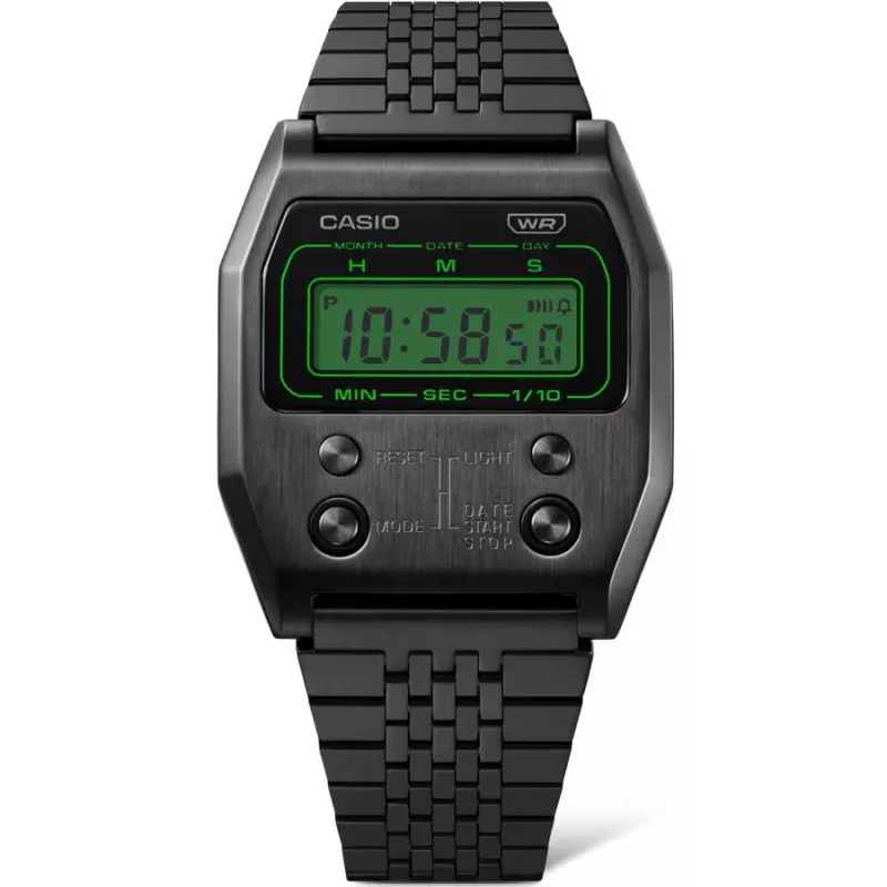 CASIO Relógio digital de mulher A1100B-1EF aço inoxidável 35mm