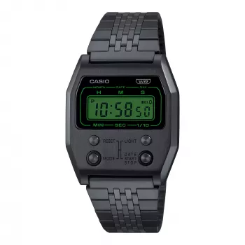 CASIO Relógio digital de mulher A1100B-1EF aço inoxidável 35mm