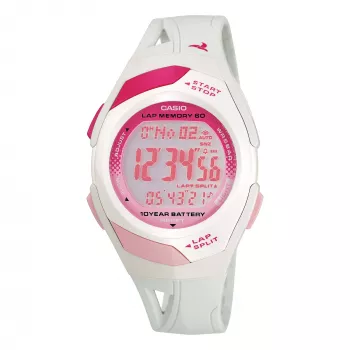 CASIO relógio digital mulher STR-300-7EG 35,2mm prata resina