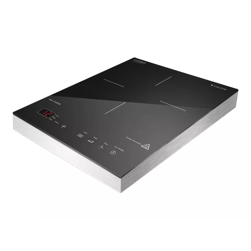 Placa de indução de bancada autónoma CASO 02225 zona única sensor-touch alumínio