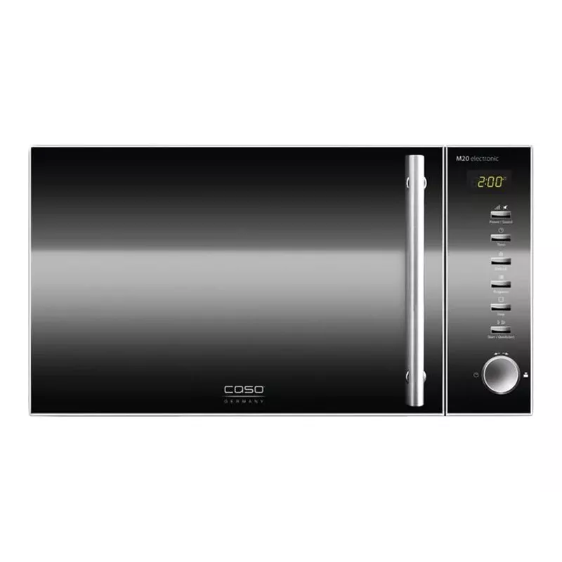 Micro-ondas independente CASO M 20 800 W 20 L aço inoxidável