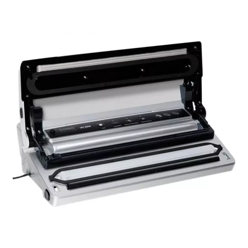 CASO VC200 máquina de vácuo de barra 120W com controlo de temperatura, prateado