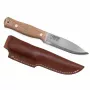 Casström Lars Fält Faca de lâmina fixa Canvas Micarta A8 couro