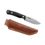 Casström No.8 SFK Faca de lâmina fixa Bushcraft, Cabo de micarta preto, Aço 14C28N