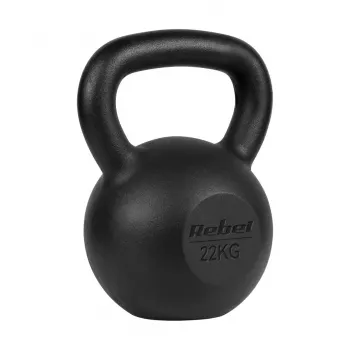 Kettlebell de ferro fundido 22kg, REBEL ACTIVE
