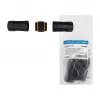 CAT6a Acoplamento Exterior IP68 RJ45 Conector Fêmea a Fêmea Conector Ethernet Blindado