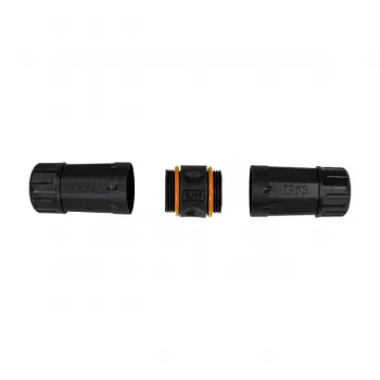 CAT6a Acoplamento Exterior IP68 RJ45 Conector Fêmea a Fêmea Conector Ethernet Blindado