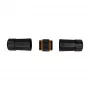 CAT6a Acoplamento Exterior IP68 RJ45 Conector Fêmea a Fêmea Conector Ethernet Blindado