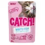 CATCH Peixe branco e cenoura em molho comida húmida para gatos, 85 g saco