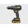 CATERPILLAR DX12 Conjunto de aparafusadora sem escova a bateria 18V 2x2,0Ah Li-Ion