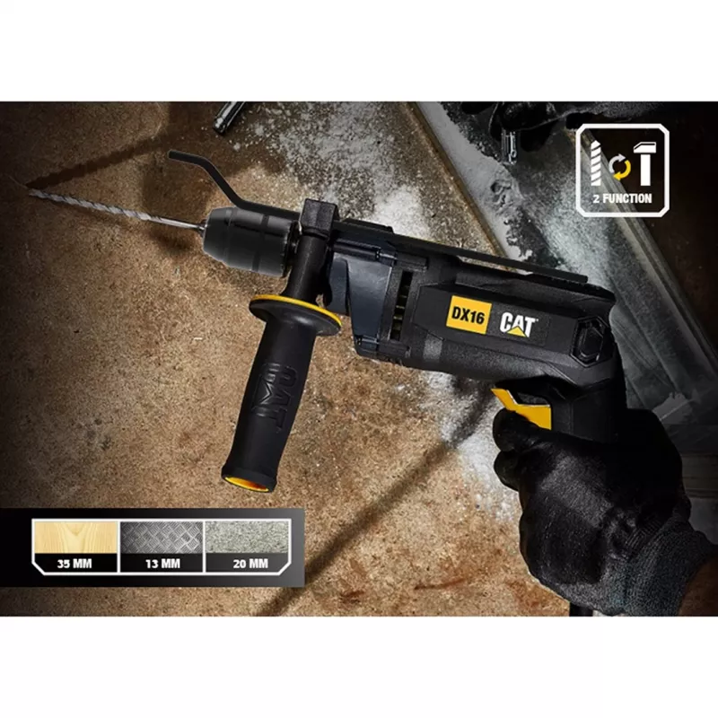 CATERPILLAR DX16 berbequim de percussão com cabo 850W