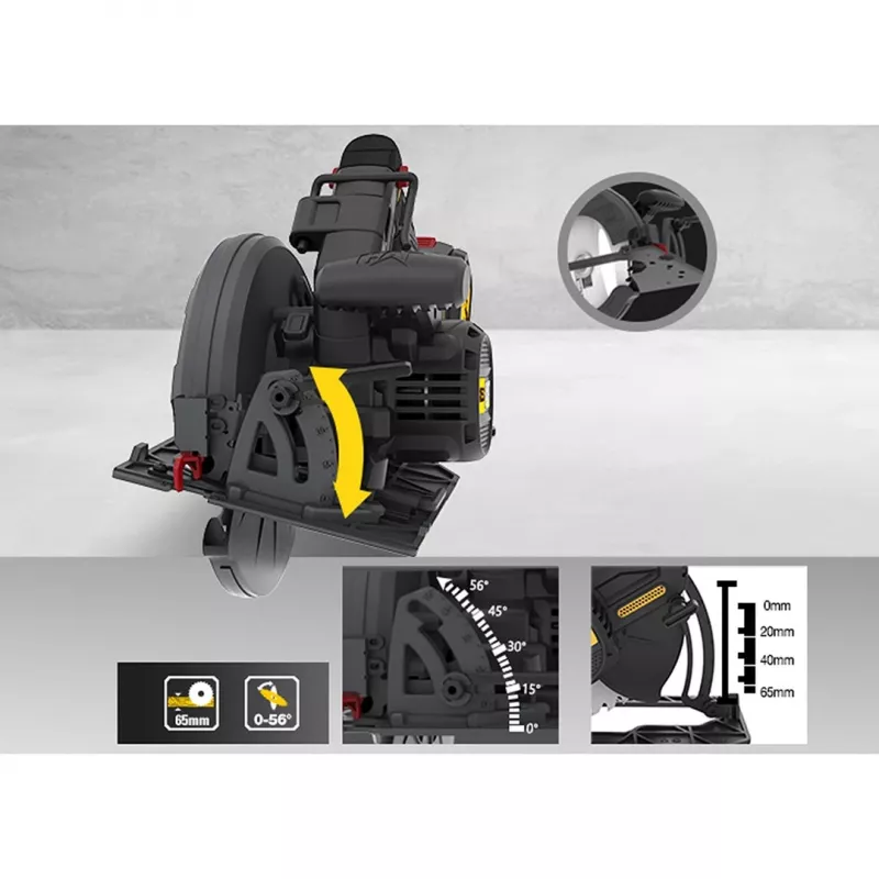 Caterpillar DX53B serra circular a bateria (apenas ferramenta) 18V 165mm