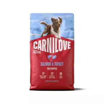 CAV CARNILOVE ACTIVE DOG SALMÃO&PERU PUPPIES 4kg