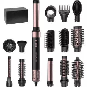 Cecotec Bamba CeramicCare 14-in-1 AirGlam Multi-Styler de ar quente preto