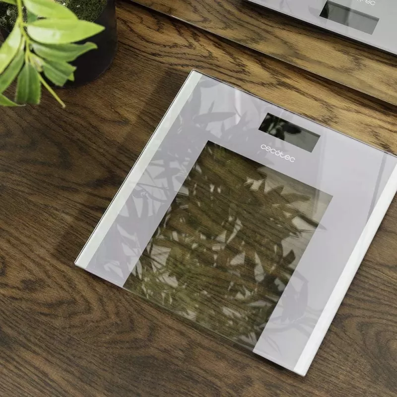 Balança de pessoas Cecotec Surface Precision Healthy peso máximo 180 cinzento/transparente