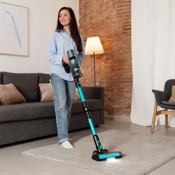 Cecotec Conga Rockstar 2500 Thunder Pet Flex aspirador com fio 400W 33,6V 65min preto/azul