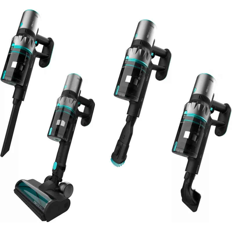 Cecotec Conga Rockstar 2500 Thunder Pet Flex aspirador com fio 400W 33,6V 65min preto/azul