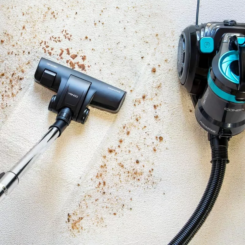 Cecotec Conga Rockstar Cyclonic Plus Aspirador sem Saco 800W 2L Preto