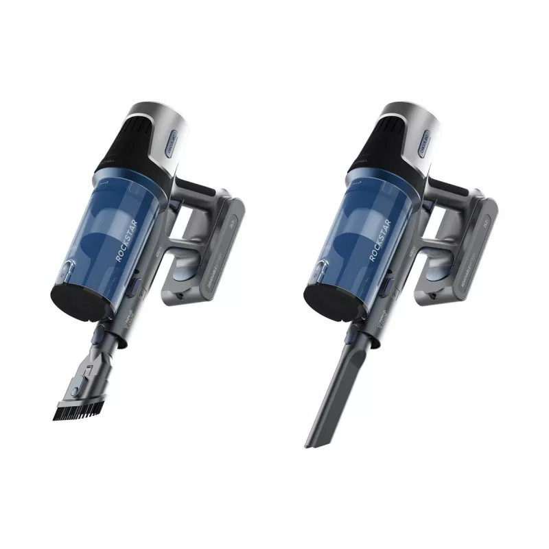 Aspirador de mão sem fio Cecotec Conga Rockstar P50 X-Treme, 400 W, 33,6 V, 60 min de autonomia, preto/azul