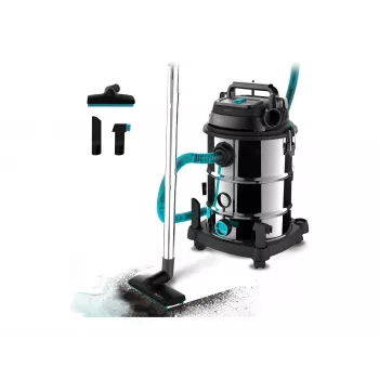 Cecotec Conga Rockstar Wet & Dry Steel Max Pro Aspirador com Fio 1600 W 220-240 V Prateado/Preto