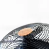Cecotec EnergySilence 600 WoodDesk Ventilador de Mesa, Ventilador de Mesa, 40 W, Diâmetro 30 cm, 3 Velocidades, Oscilação, Bege/Preto