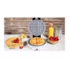 Máquina de waffles Cecotec Fun Gofrestone 3in1 | 700 W | 3 placas intercambiáveis para waffles, muffins, donuts | revestimento antiaderente Gofrestone | branca