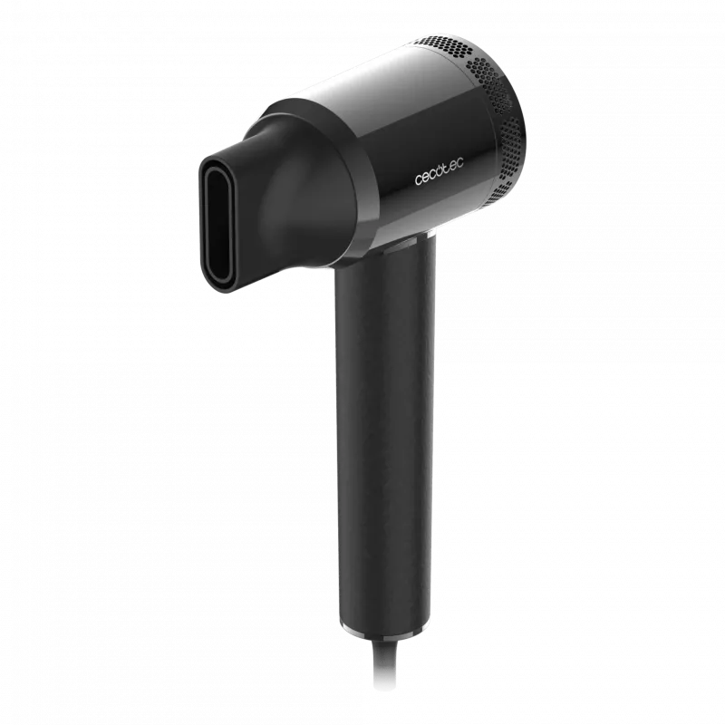 Secador de cabelo Cecotec DryGlam Waves i-Sensor Pro 1600 W preto com acessório difusor
