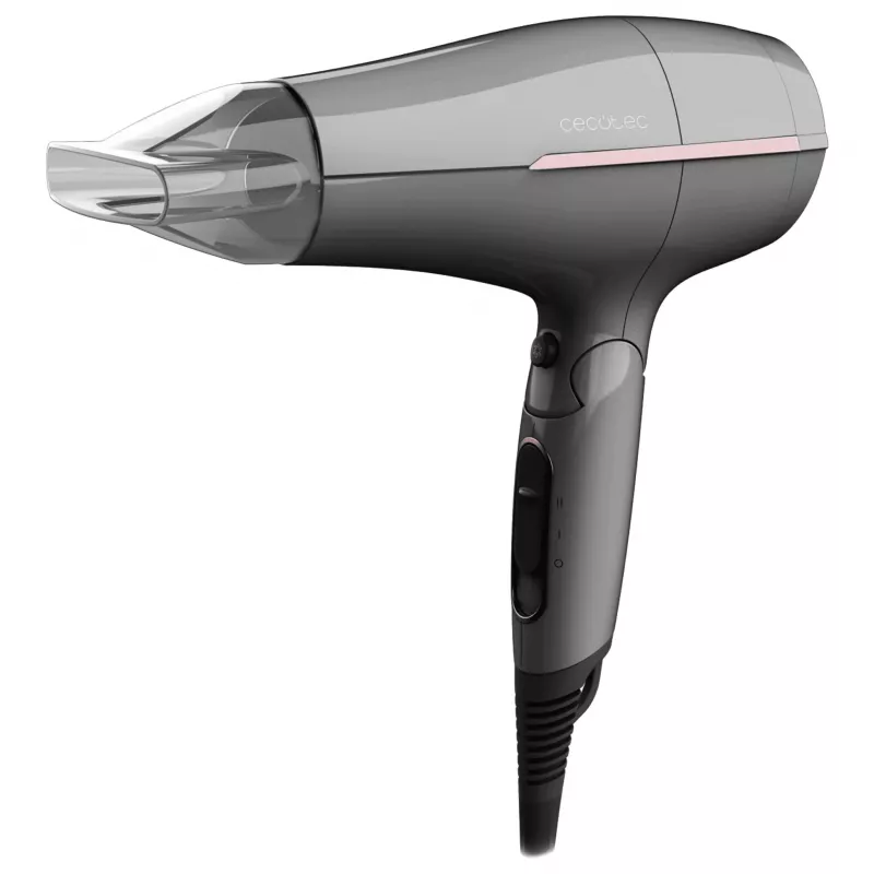 Cecotec IoniCare Power&Go Heaven 2000 W Secador de Cabelo Iónico com Difusor, Cinzento