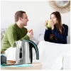 Cecotec Chaleira elétrica ThermoSense 220 Steel 1630 W 1,2 L Aço inoxidável Base rotativa 360°