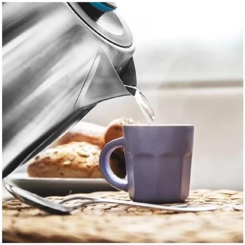 Cecotec Chaleira elétrica ThermoSense 220 Steel 1630 W 1,2 L Aço inoxidável Base rotativa 360°