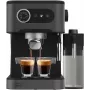 Cecotec Máquina de café Power Espresso 20 Pro Latte, 20 bar de pressão, espumador de leite integrado, semiautomática, Preto, 1350 W