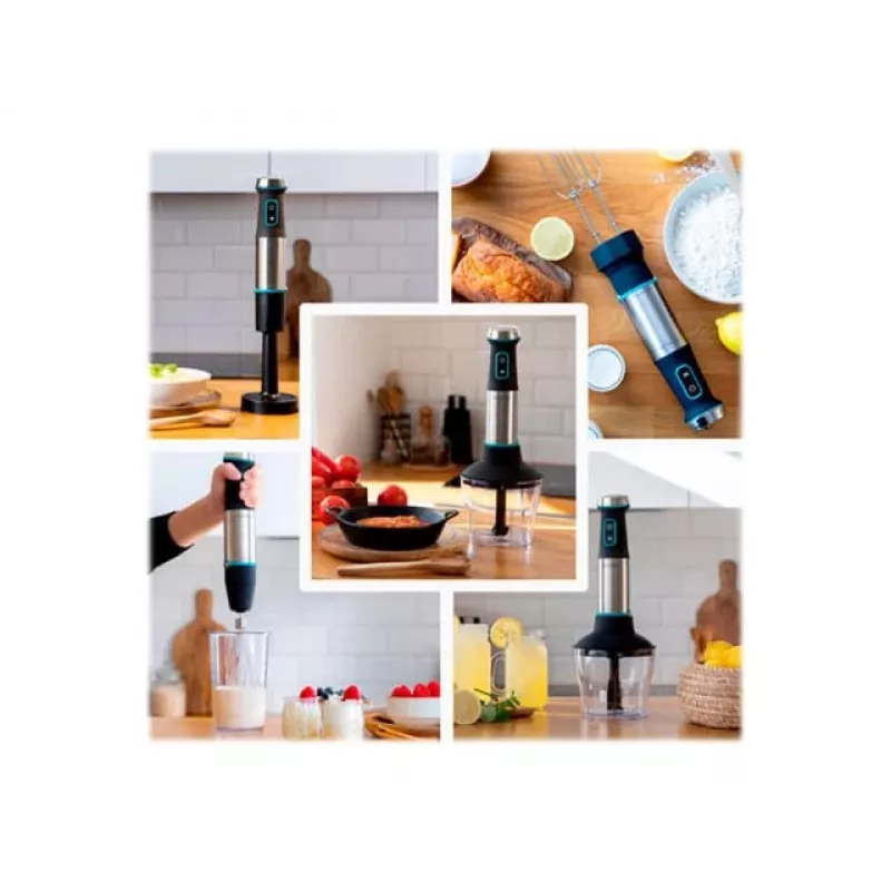 Varinha mágica Cecotec Power TitanBlack 1200 XL PerfectCream&Crush, 1200 W, aço inoxidável/preto