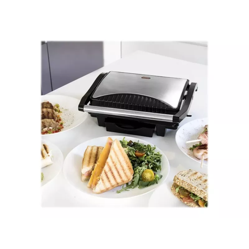 Cecotec Rock'nGrill 1000 Grelhador elétrico 1000 W preto/inox