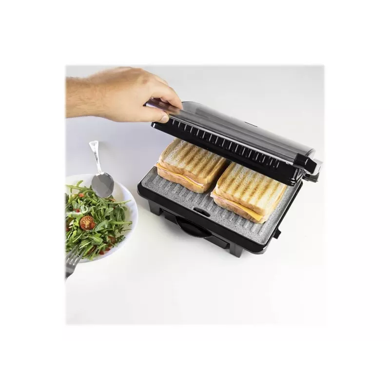 Cecotec Rock'nGrill 1000 Grelhador elétrico 1000 W preto/inox