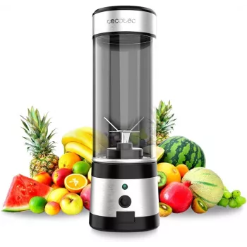Liquidificadora Cecotec Smoothie WanderlustMix USB portátil 126 W 0,4 L trituração de gelo Inox
