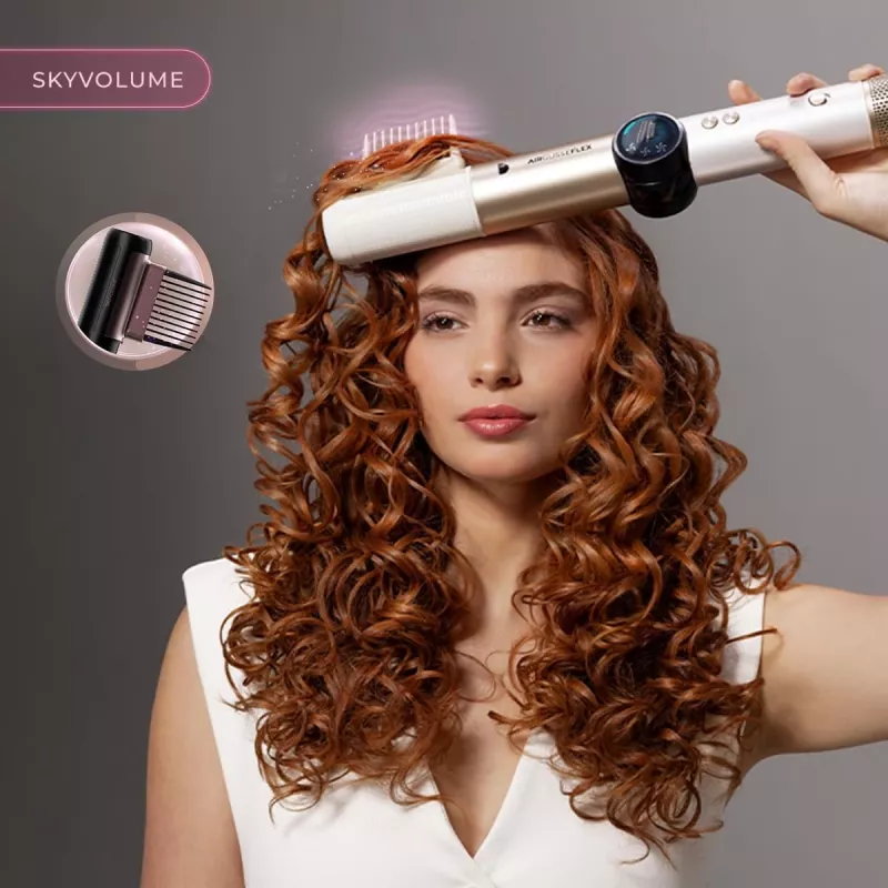 Cecotec Escova Modeladora AirGlam 14em1 Flex Preto Ion Conditioning 32/35 mm 1400 W