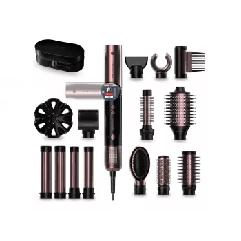 Cecotec Escova Modeladora AirGlam 14em1 Flex Preto Ion Conditioning 32/35 mm 1400 W