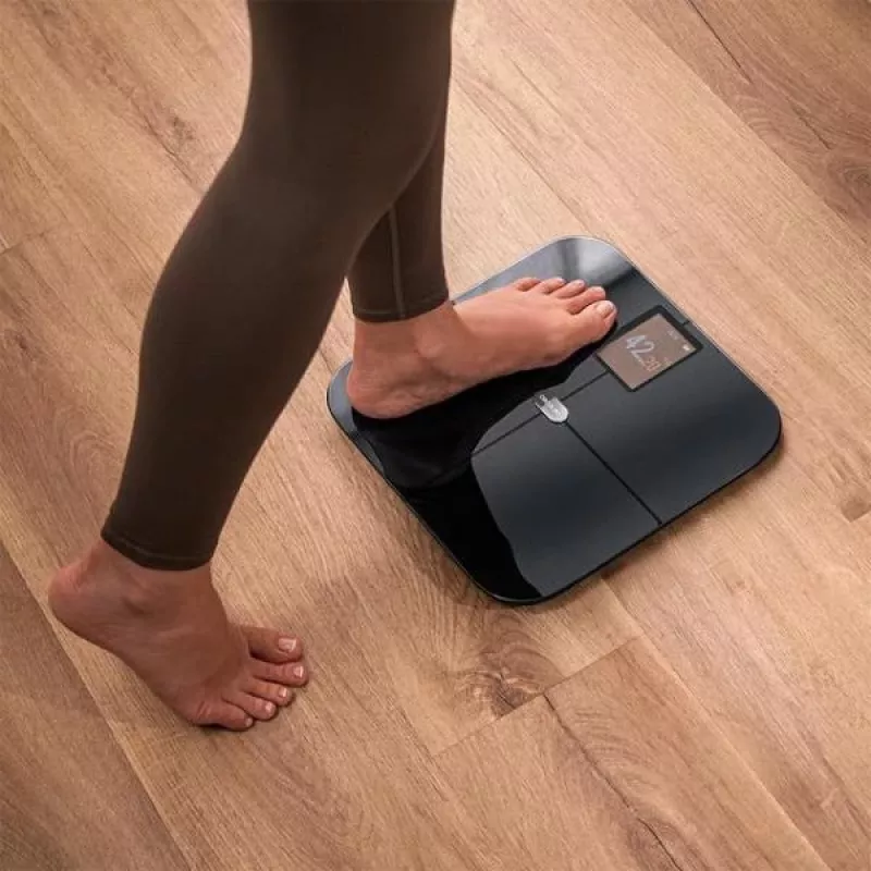 Cecotec Surface Precision HealthySmart Balança de Pessoa com IMC e Análise Corporal, Capacidade 180 kg, Bluetooth, Preto