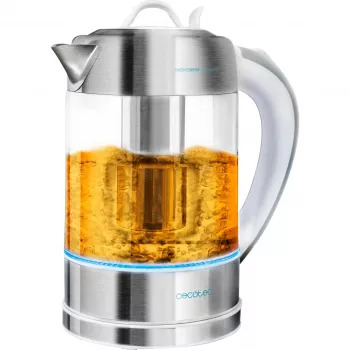 CECOTEC ThermoSense 370 Clear Chaleira Elétrica (Aço Inoxidável/Transparente, 2200 W, 1,7 L)