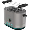 CECOTEC Torradeira Shine&Toast Double (aço inoxidável, 850 W, 2 fatias)