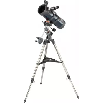 Celestron Astromaster 130EQ Telescópio refletor 33x preto, azul, cinzento