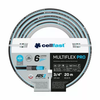 Mangueira de jardim Cellfast Multiflex Pro ATS2, 1/2 polegada, 30 m
