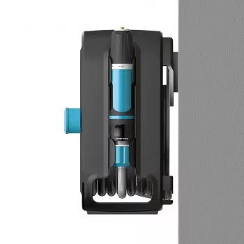 CELLFAST C55-400 Black Drum Box carrinho de mangueira, capacidade 60 m, manivela manual, resistente a UV e geada