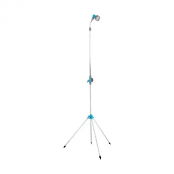 CELLFAST Duche de jardim com tripé com cabeça de 2 funções e base