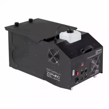 Máquina de névoa baixa CentoLight Zephiro 1500 - gerador de névoa de chão 1500W com DMX, telecomando sem fios, depósito de 2,5L