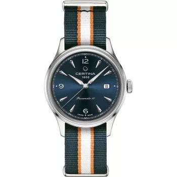 CERTINA DS Action Diver Automatic 41mm Mostrador Azul Pulseira NATO C038407180470