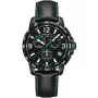 CERTINA DS Action Diver Automatic 42mm mostrador preto relógio de aço com PVD rosa e pele C034453360570
