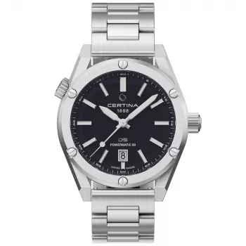 CERTINA DS Action Diver Automatic 43mm mostrador preto bracelete NATO C041407190510